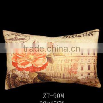 Nature Linen Material Custom Size And Printed Pillow Cover photo-6