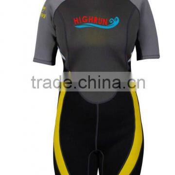 Women's Short Sleeve Neoprene Surfing Suit