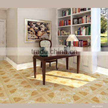 Decorative Flooring Rectified Edge 3D Digital Inkjet Wood Look Soft Glazed Surface Ceramic Floor Tile photo-3