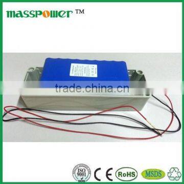 Waterproof lithium battery 24v 12ah