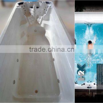2014 Australia style 5 meters luxury exercise endless swim hot spa with balboa system