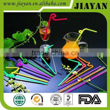 colorful drinking straw eco-friendly crazy straw