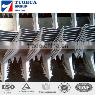 Galvanized Steel security wall spikes