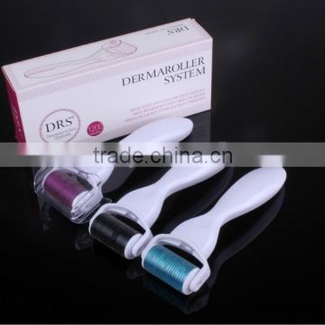 DRS body derma roller micro needle therapy roller 1200 needles stainless body and face treatment medical derma roller with CE