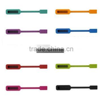 Colorful Clip Magnetic Silicon Rubber Clip Holder Cover Case for Fitbit Flex2 Flex 2 Smartband Smart Wristband Accessory photo-2