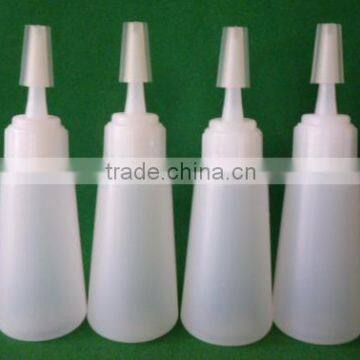 super glue longneck bottle with dropper cap