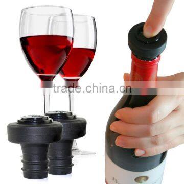 Wine Vacuum Stopper, Silicone Rubber Wine Bottle Stopper