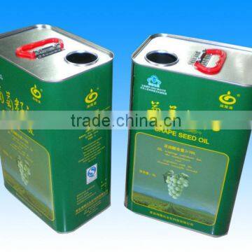 5L grape seed oil packing tin can