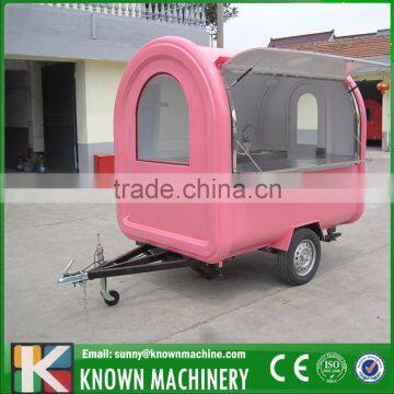 China Multi-functional Street food cart / 2m Mobile Snack Car / Food Truck for Fast Food