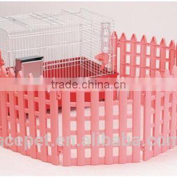 Small Pet Wire Cage with Fence