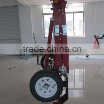 hot sale red folding trailer / samll utility trailer / folding dump trailer