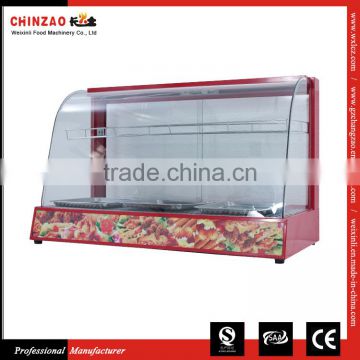 Large Size Electric Hot Food Display Warmer Showcase Snack Food Resturant Equipment