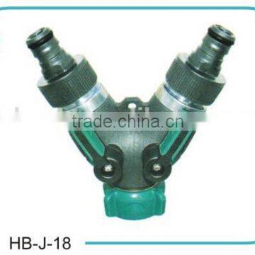 DELUXE 2-WAY TAP ADAPTOR /GARDEN HOSE CONNECTOR 2-WAY
