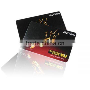 PVC Gold/Silver Hot Foil Stamping Cards photo-2