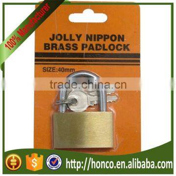 Professional Alibaba Supplier tri-circle brass padlock with quick shipping HC601