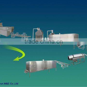 Double-screw extruder honey corn flakes machine