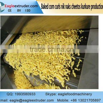 Jinan Eagle corn twisties snacks making extruder machine equipment processing production plant