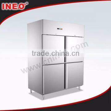 Commercial Restaurant Stainless Steel 4 or 2 Door Upright Fridge Deep Freezer/industrial freezer