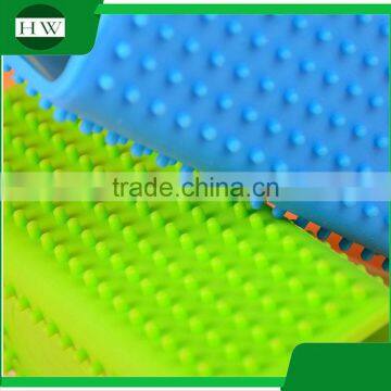 Pet Accessories Tool Gel Silicone Square Cat Dog Pet Bath Massage Hair Removal Grooming Slicker Brush Comb photo-5