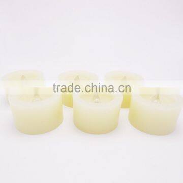 Set of 6 Battery Powered LED Tealight Candles Votive Flameless Candles With Timer Function Unscented Romantic Light for Wedding photo-2