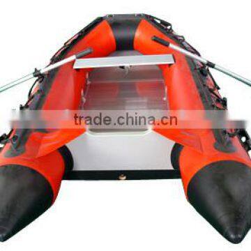 PVC Material Hull Durable Inflatable Fishing Boat for Sale!