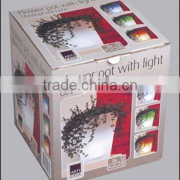mini flowerpot with light