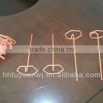 U-shaped earth staple for garden