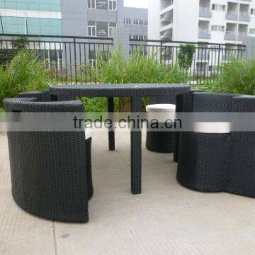 Outdoor Garden Furniture Round Wicker Table photo-5