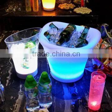 RGB Color Changing LED Wine Holder Stand Led Light Ice Bucket Cooler Wine for Bar Night Club photo-3