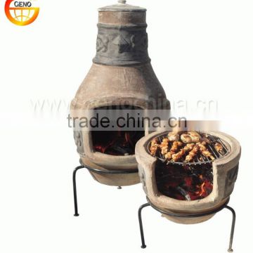 fiber clay bbq grill charcoal for sale wood burning