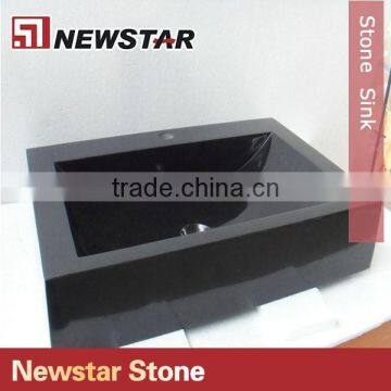 Newstar Black Natural Stone Sink Basins photo-4