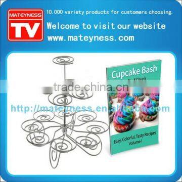 Spiral Swirls Metal Stand 13 Cupcake - 3 Tier Cake Stand photo-2