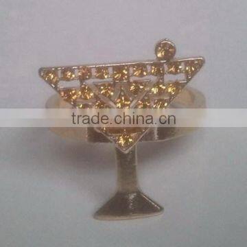 Jewelled Goblet Napkin Ring for Dining Table Decoration photo-2