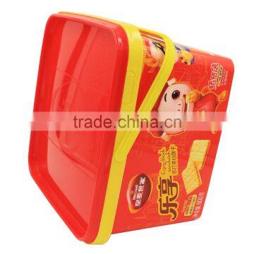 2.5L In Mold Labeling for Plastic Biscuit Box,PP Biscuit Tub,Square Biscuit Containers. photo-2