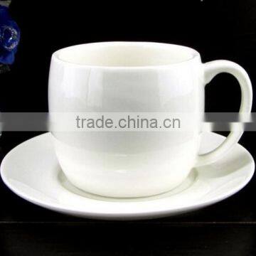 5oz KC-00043 porcelain coffee mug with saucer