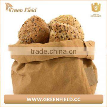 Wholesale Round Washable Kraft Paper Storage Bag Home Decoration Bag photo-6