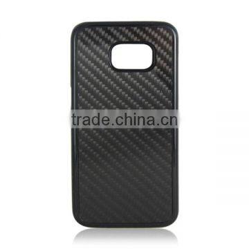 Real Shiny Carbon fiber phone case for Samsung S7 Edge phone case