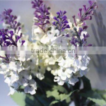 Home Garden Decorative Wedding 50cm Height Artificial Plastic Flower Bronze Bushing 10 Head Lavender EMG11 21W10 photo-2