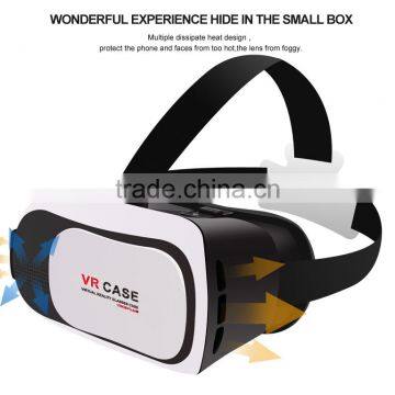 ZOOM FUNCTION VR case 3plus 3D glasses VR box with headstrap vr glasses for mobile phone