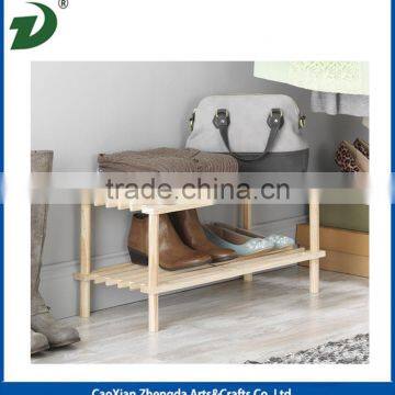High Class Walnut Wood Shoe Rack photo-4