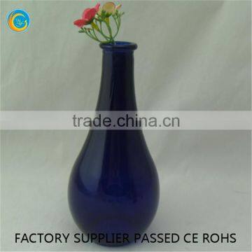 Dark color round antique glass vases home decorate