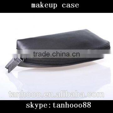 Fashion Style Black Shell Shape Leather Makeup Bags Cases photo-5