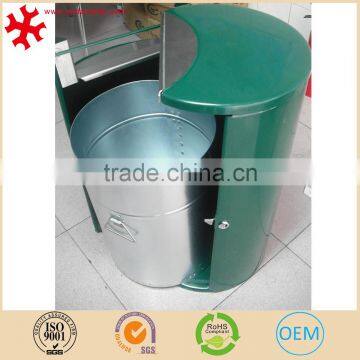 Customized stainless steel trash cans waste bin container price