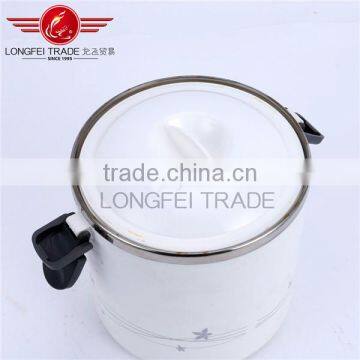 Portable White Plastic Lunch Box / Insulated Lunch Box photo-2