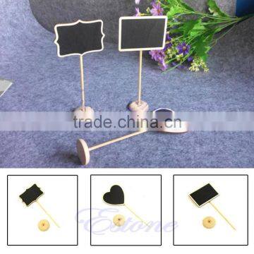 Various shape FSC wooden small Blackboard MDF hanging blackboard