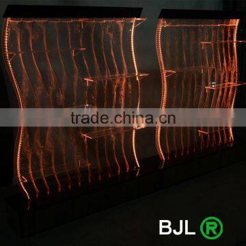S Shape Lighting Decorative Acrylic Led Water Bubble Showroom Display Shelf photo-2