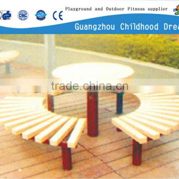 (HD-19506)Wooden picnic table and bench