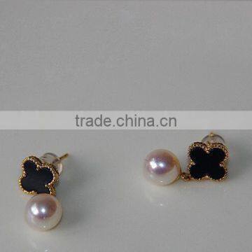 7.5-8 mm Akoya Pearl Earring photo-4