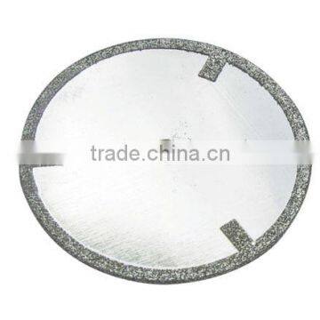 Electroplated diamond saw blades with three wings for cutting marble /Electroplated Diamond cutting blade with continuous rim