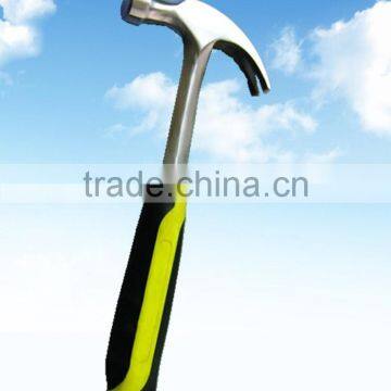 American type One piece Claw Hammer with TPR fiberglass handle